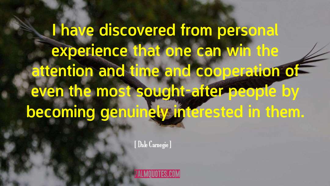 Sought After quotes by Dale Carnegie