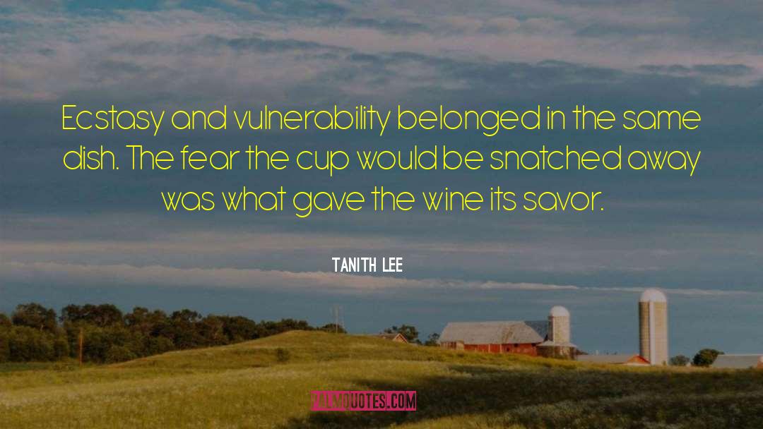 Souillard Wine quotes by Tanith Lee