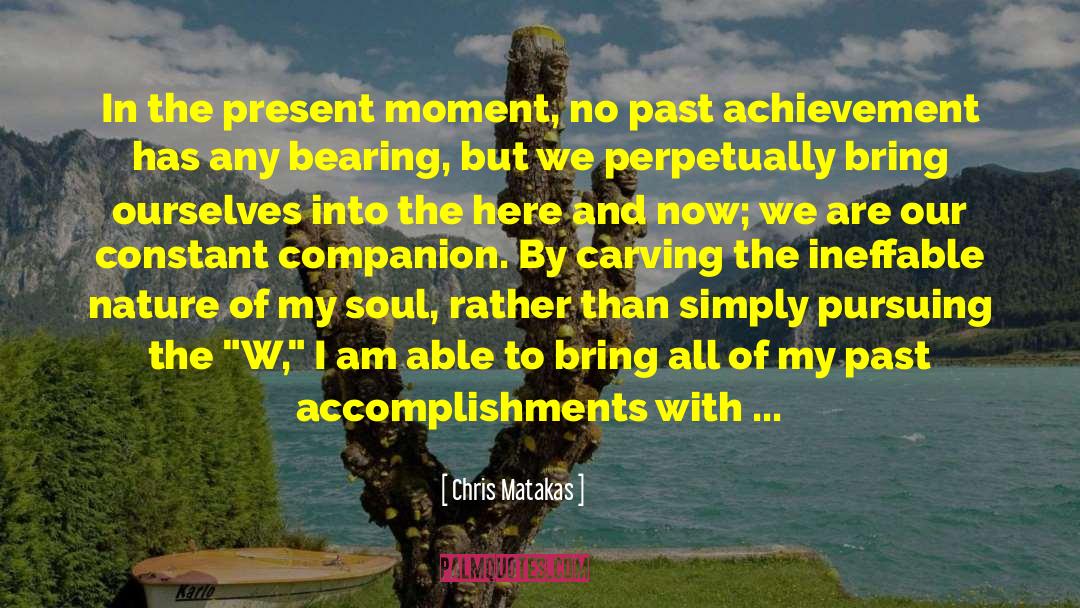 Soul Bearing Talk quotes by Chris Matakas