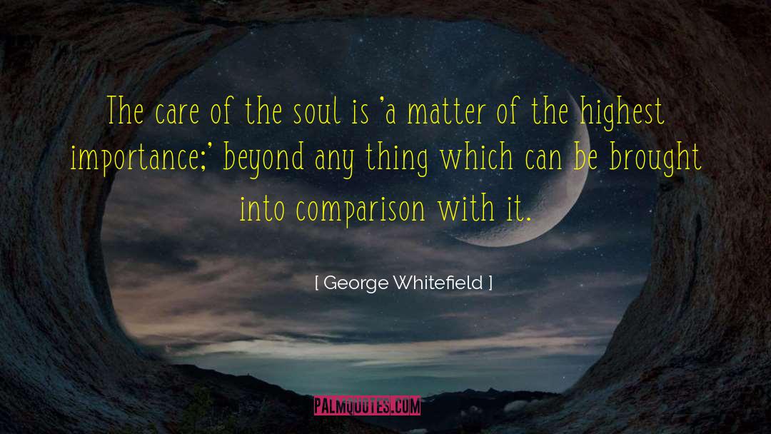 Soul Care quotes by George Whitefield