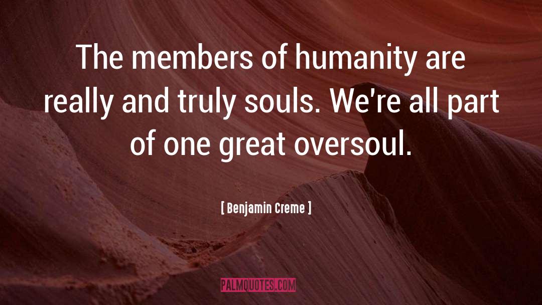 Soul Centered quotes by Benjamin Creme
