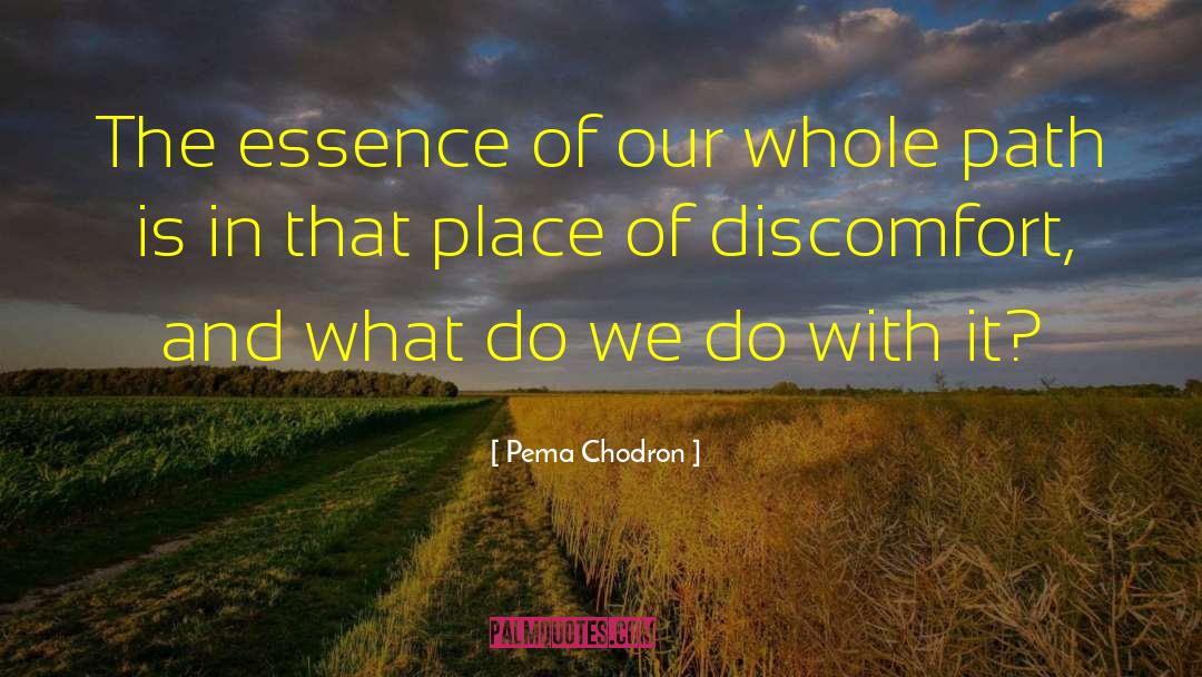 Soul Essence quotes by Pema Chodron