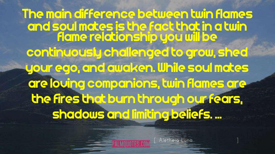 Soul Mates Loves quotes by Aletheia Luna