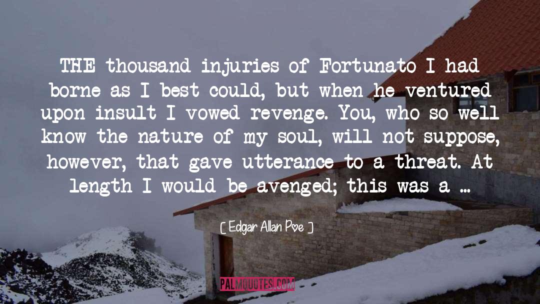 Soul Nature quotes by Edgar Allan Poe