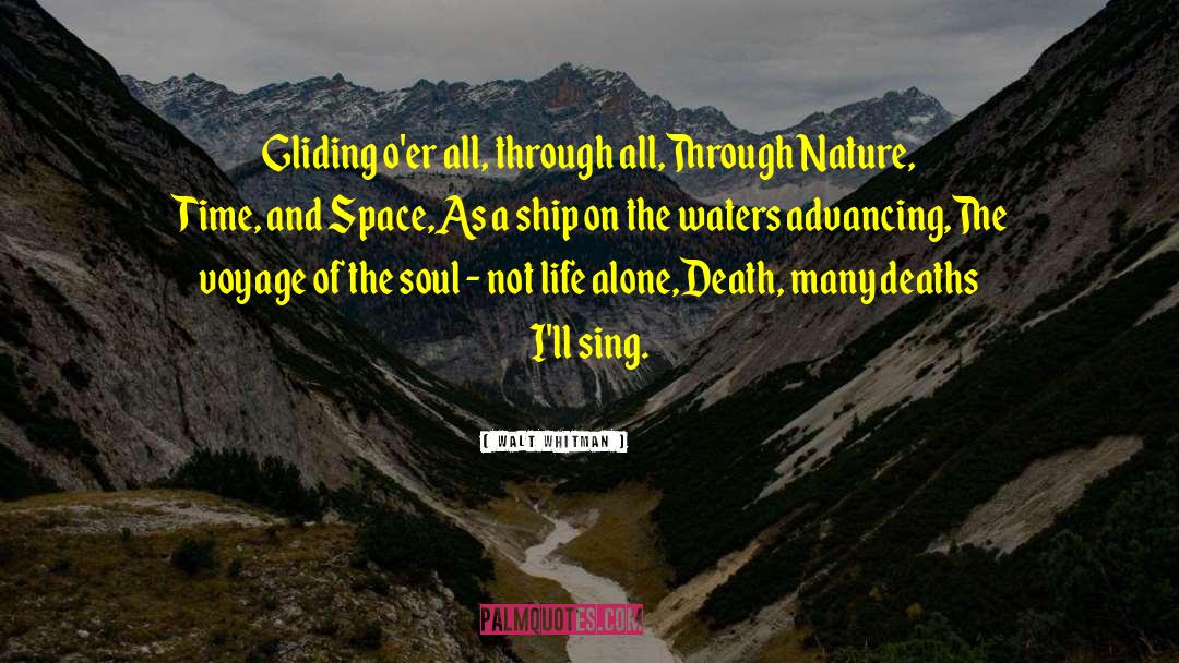 Soul Nature quotes by Walt Whitman