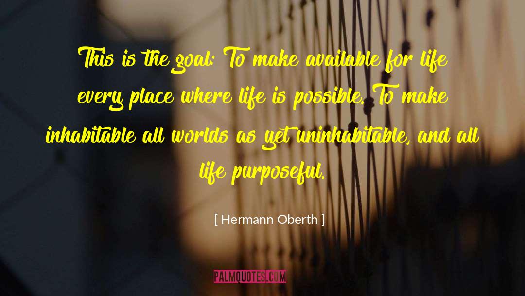 Soul Of Place quotes by Hermann Oberth