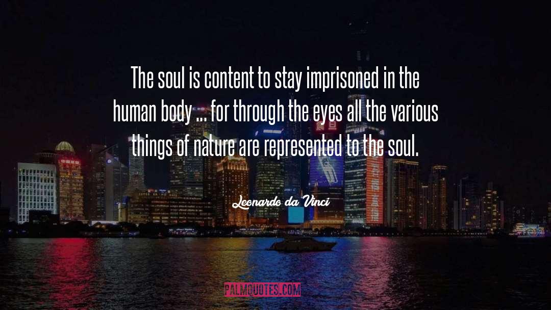Soul quotes by Leonardo Da Vinci