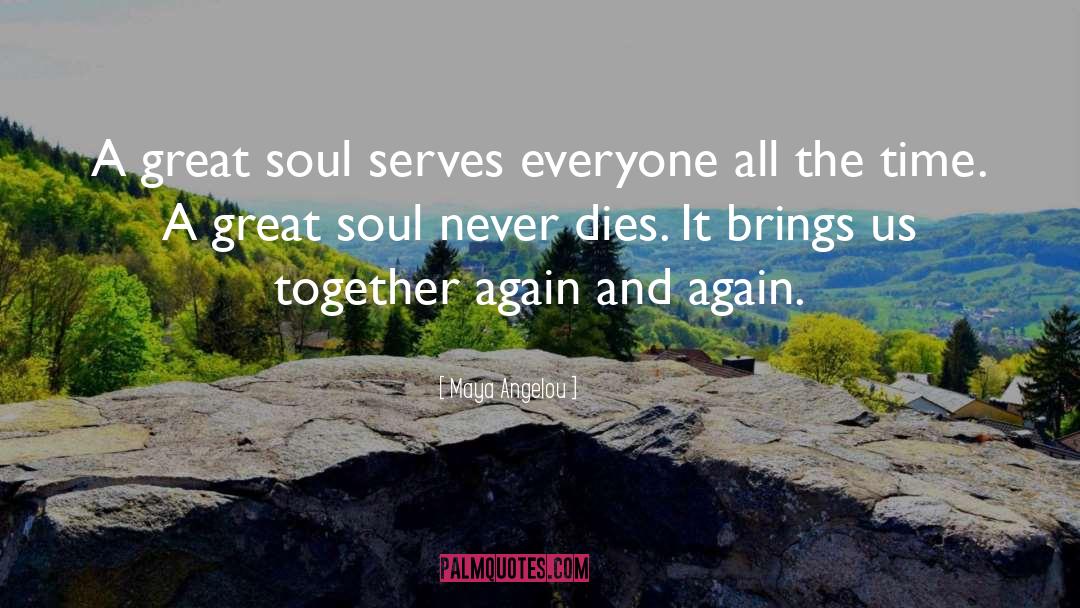 Soul Senses quotes by Maya Angelou