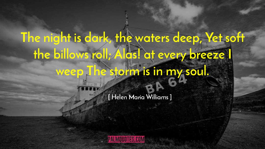 Soul Skin quotes by Helen Maria Williams
