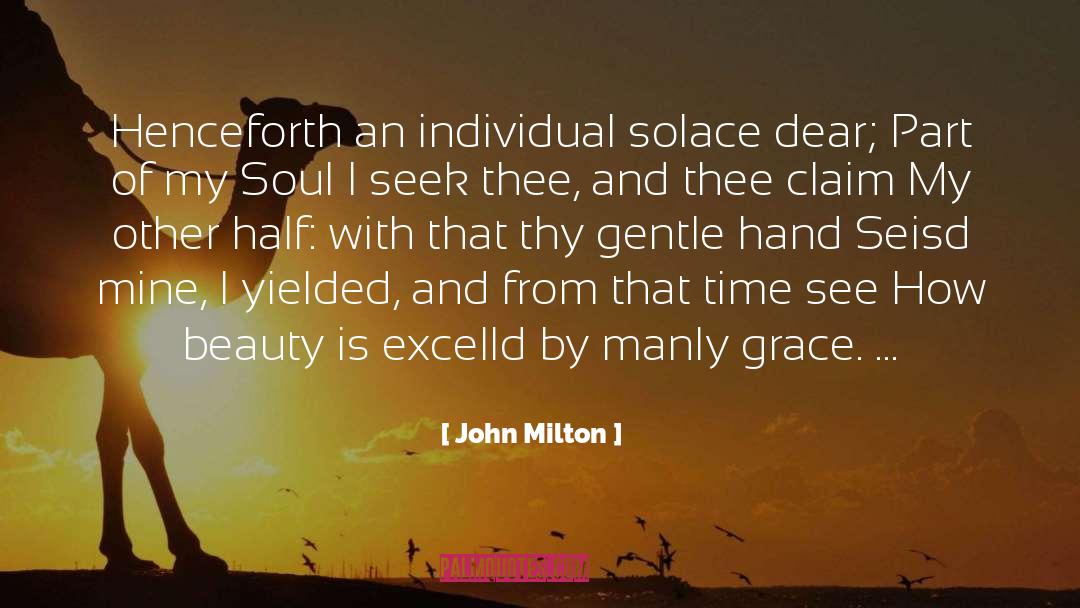 Soulmate quotes by John Milton