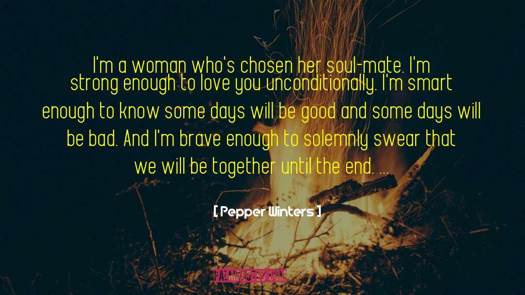 Soulmate Soul Mate quotes by Pepper Winters