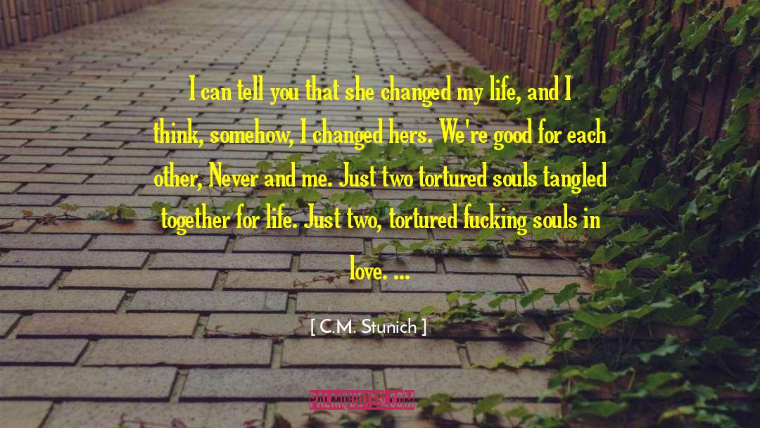 Souls In Love quotes by C.M. Stunich