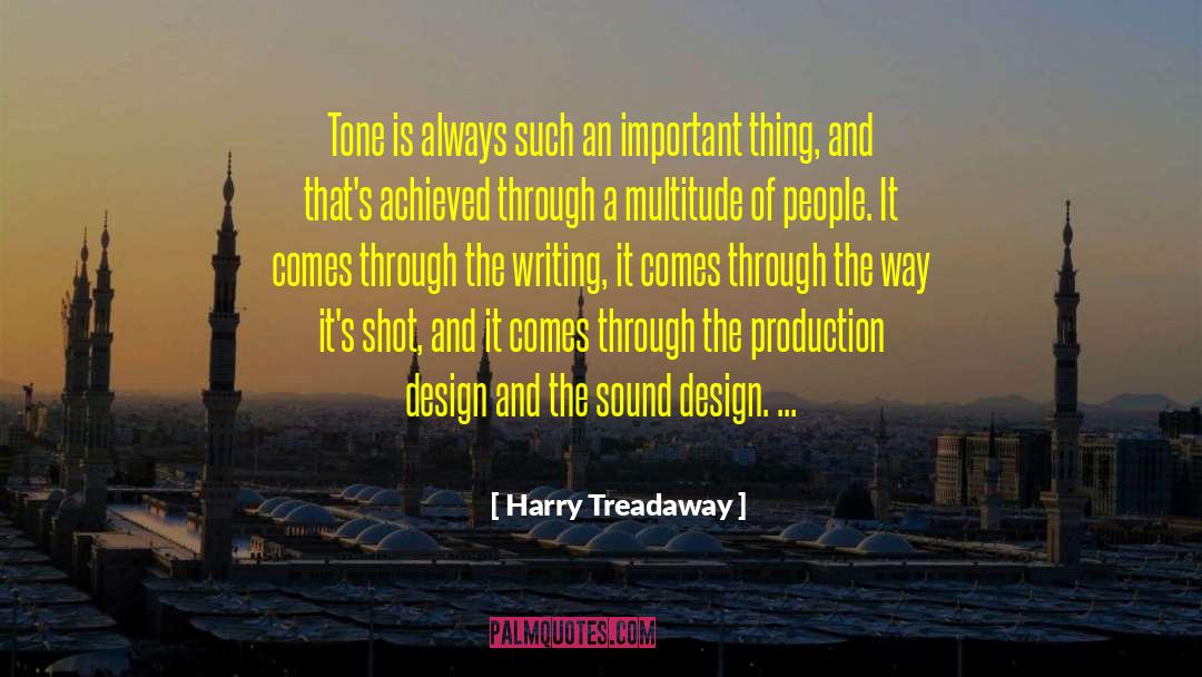 Sound Design quotes by Harry Treadaway