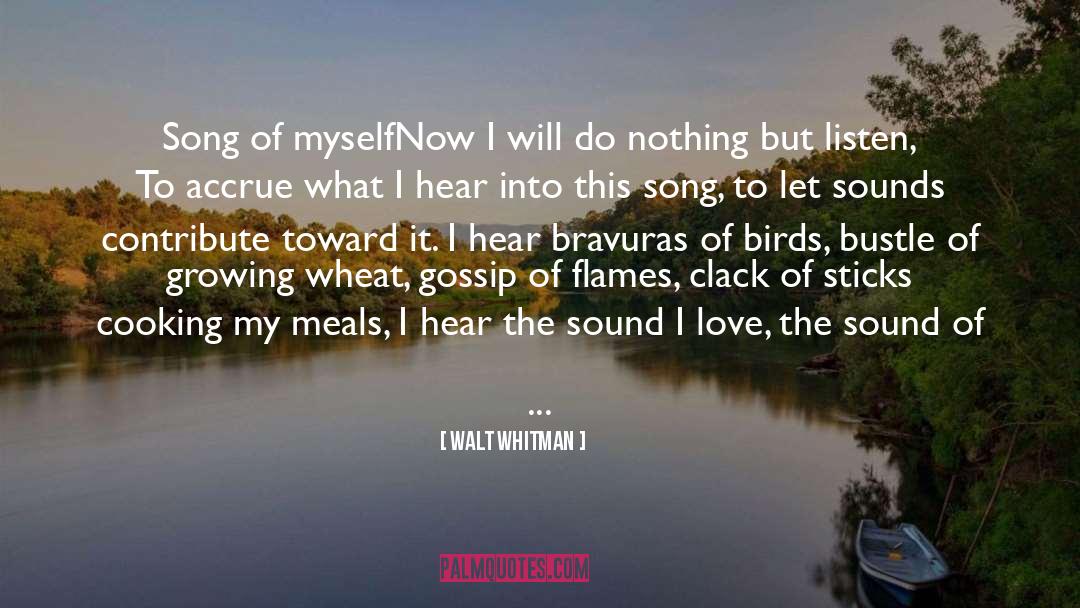 Sound Of Birds At Estuary quotes by Walt Whitman