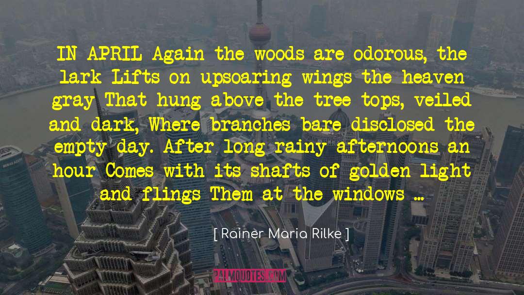 Sound Of Rain quotes by Rainer Maria Rilke