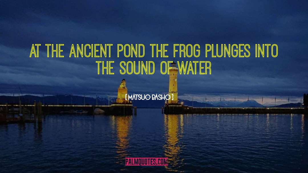 Sound Of Water quotes by Matsuo Basho