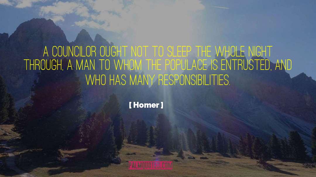 Sound Sleep quotes by Homer