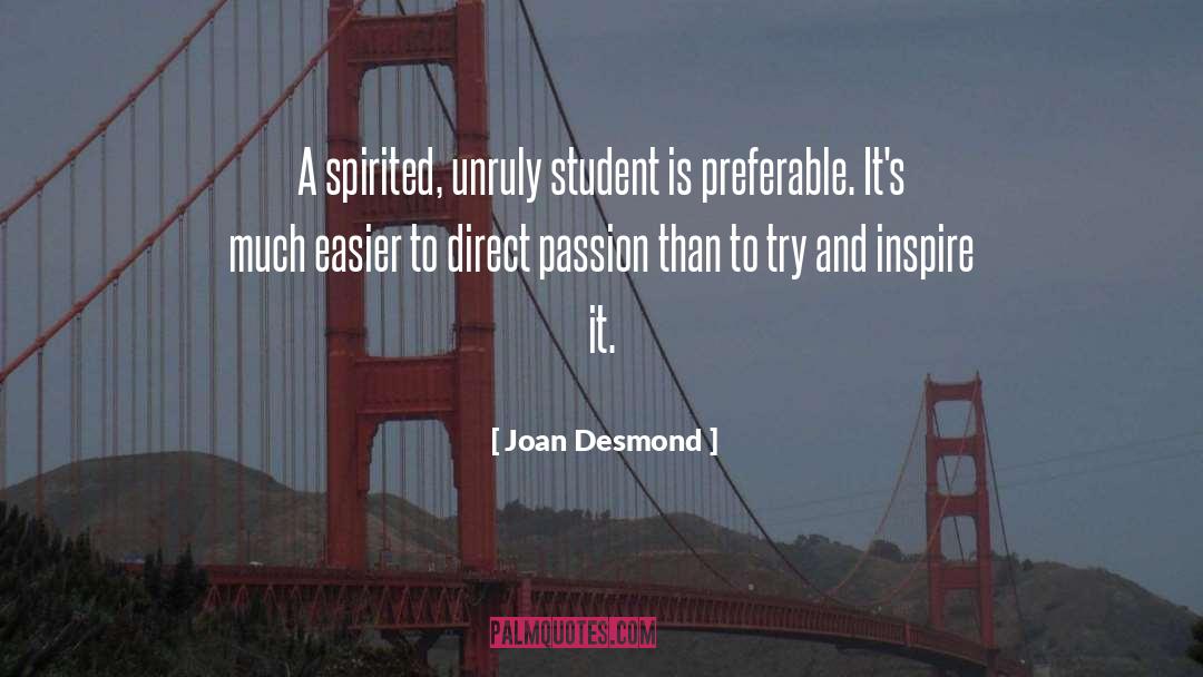 Sound Teaching quotes by Joan Desmond