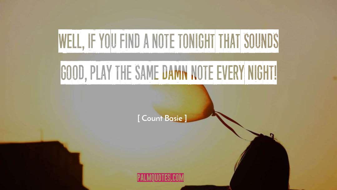 Sounds quotes by Count Basie