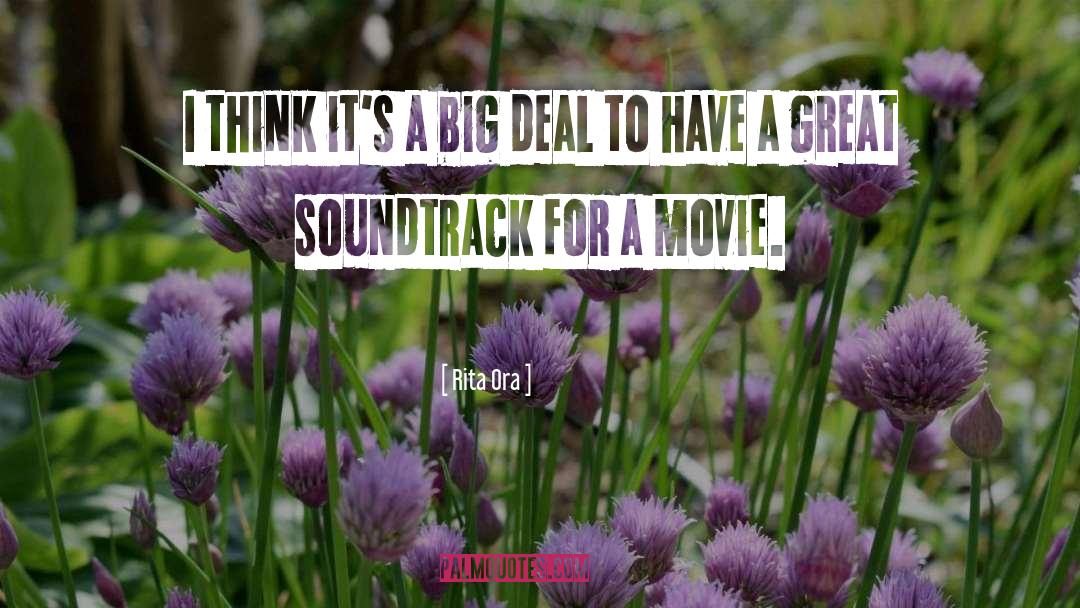 Soundtrack quotes by Rita Ora