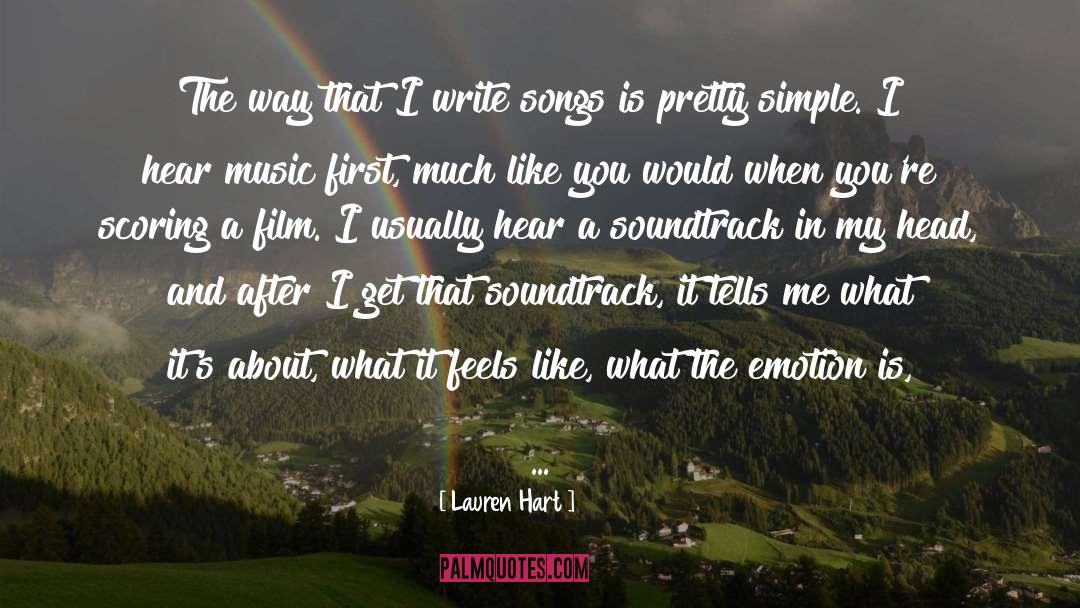 Soundtracks quotes by Lauren Hart