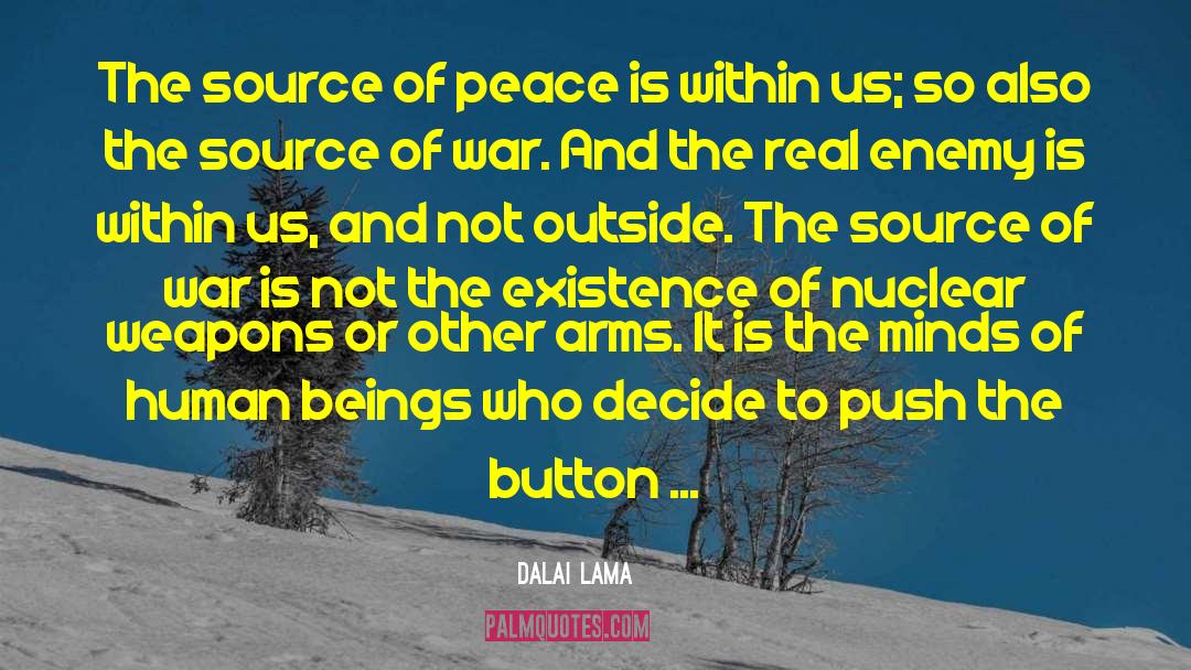 Source Of Peace quotes by Dalai Lama