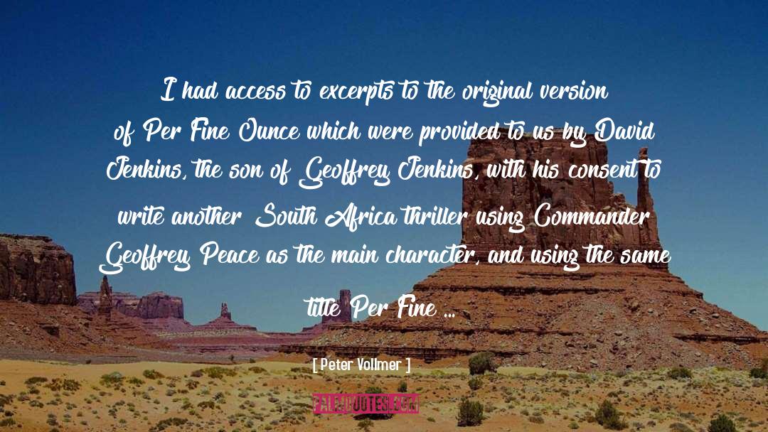 South Africa Apartheid quotes by Peter Vollmer
