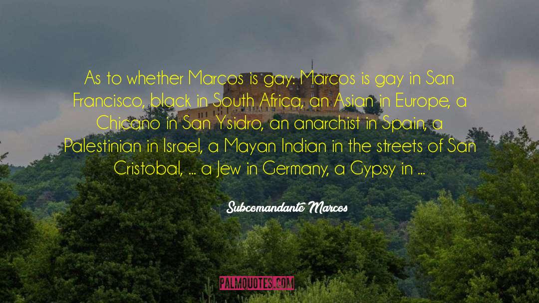South Africa quotes by Subcomandante Marcos