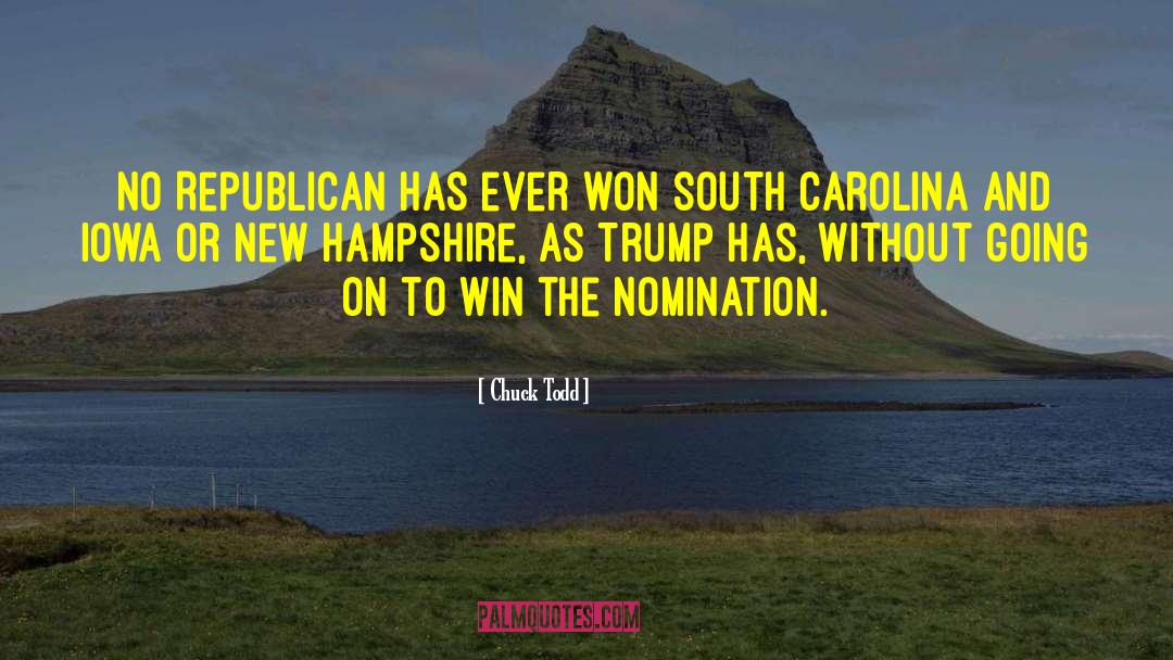 South Carolina quotes by Chuck Todd