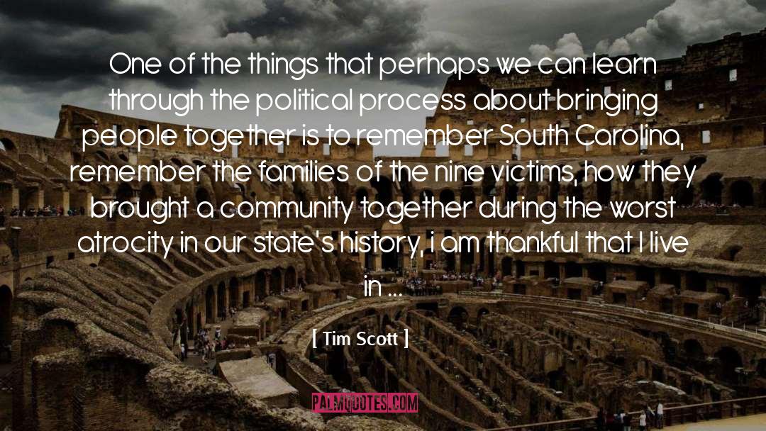 South Carolina Shooting quotes by Tim Scott