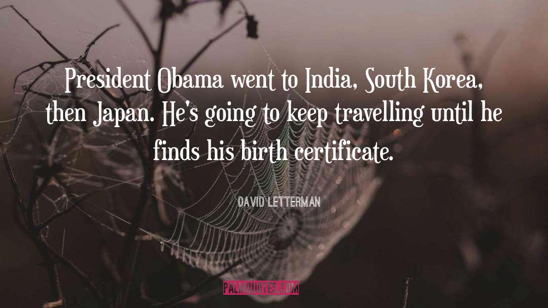 South Korea quotes by David Letterman