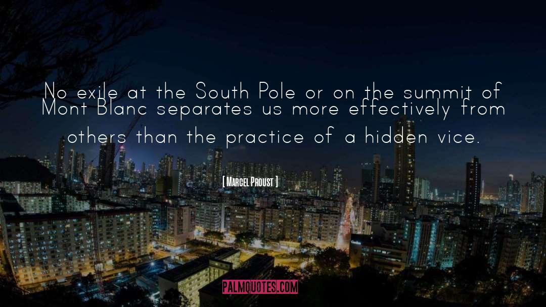 South Pole quotes by Marcel Proust