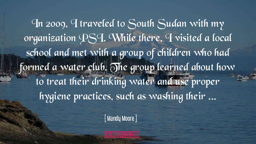 South Sudan quotes by Mandy Moore