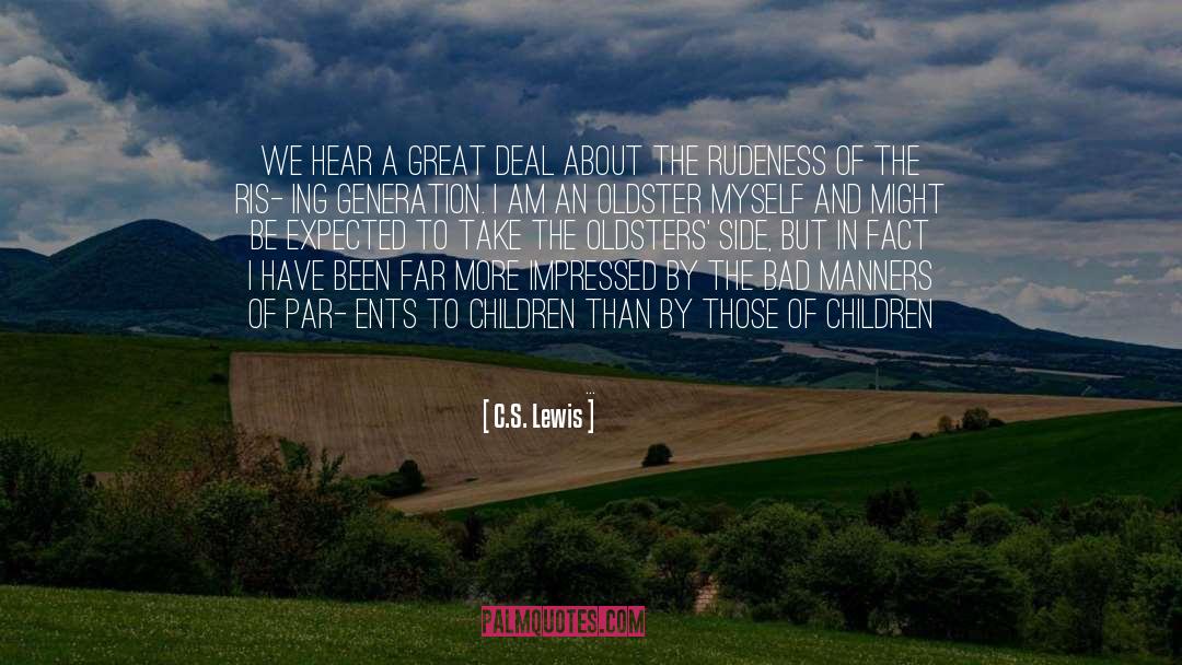 Southern Manners quotes by C.S. Lewis