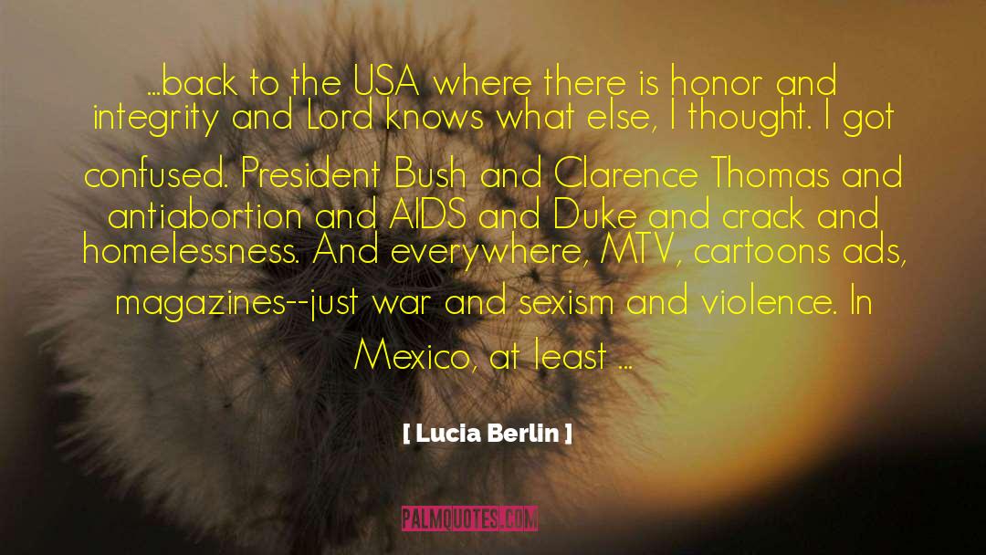 Southern Usa quotes by Lucia Berlin