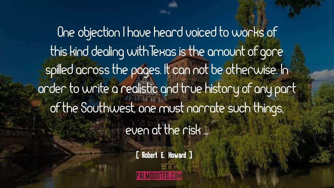 Southwest quotes by Robert E. Howard