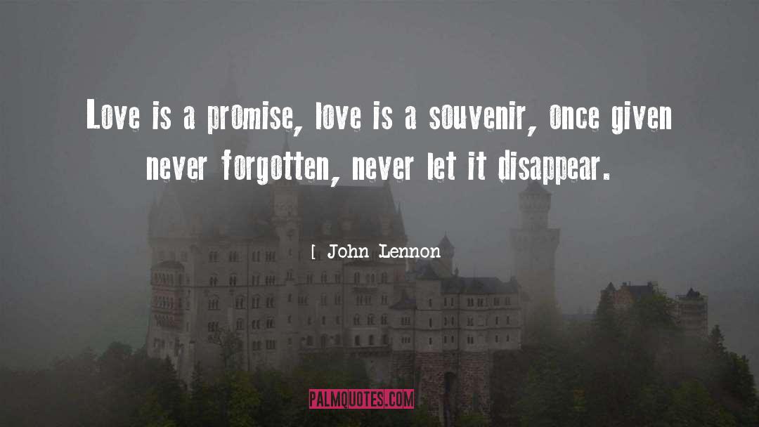 Souvenir quotes by John Lennon
