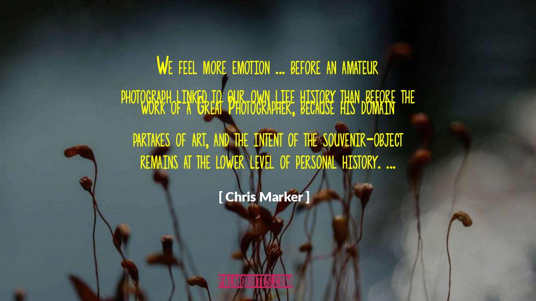 Souvenir quotes by Chris Marker