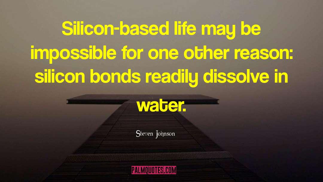 Sovani Water quotes by Steven Johnson