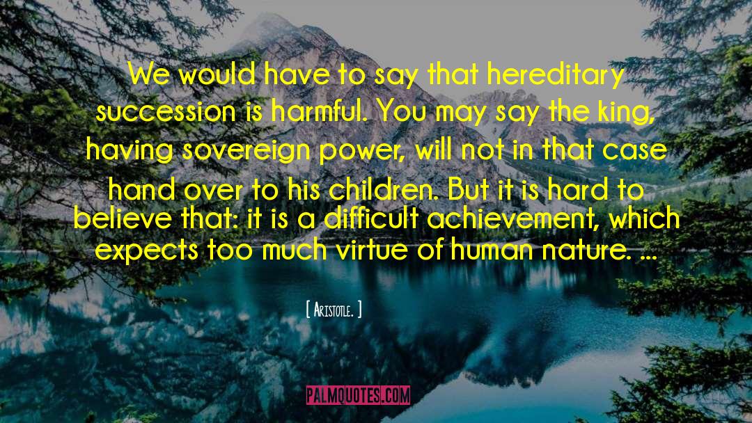 Sovereign quotes by Aristotle.