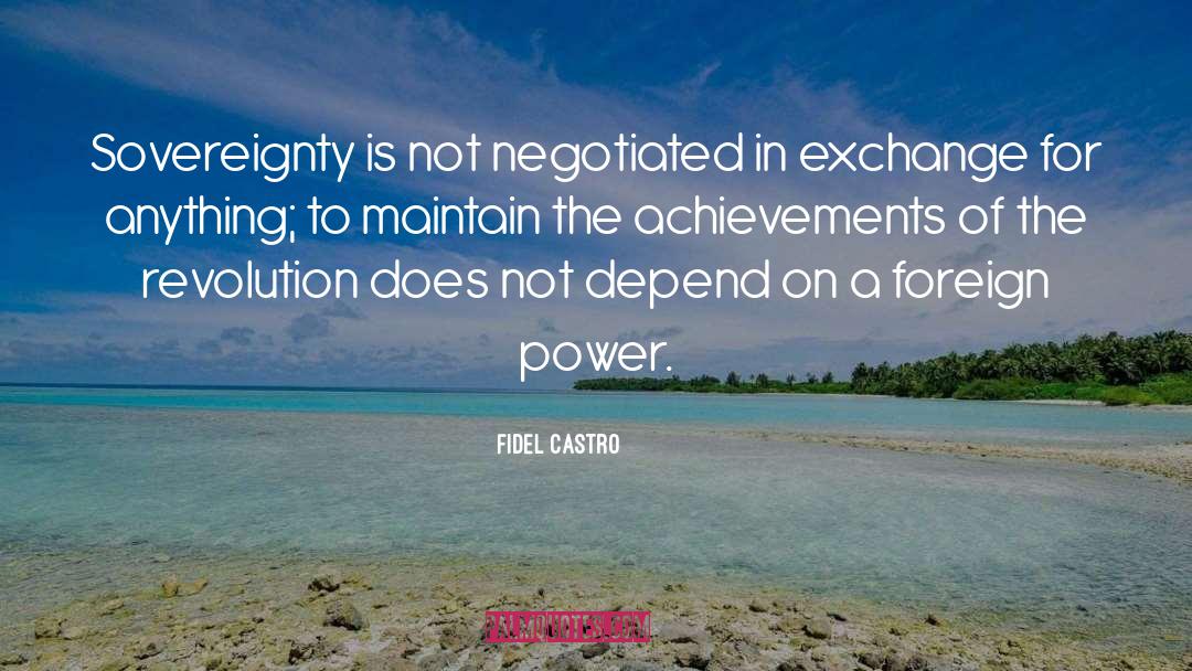 Sovereignty quotes by Fidel Castro