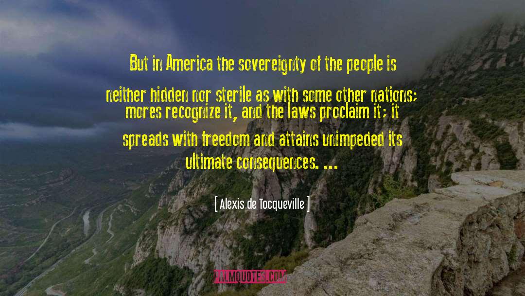 Sovereignty quotes by Alexis De Tocqueville