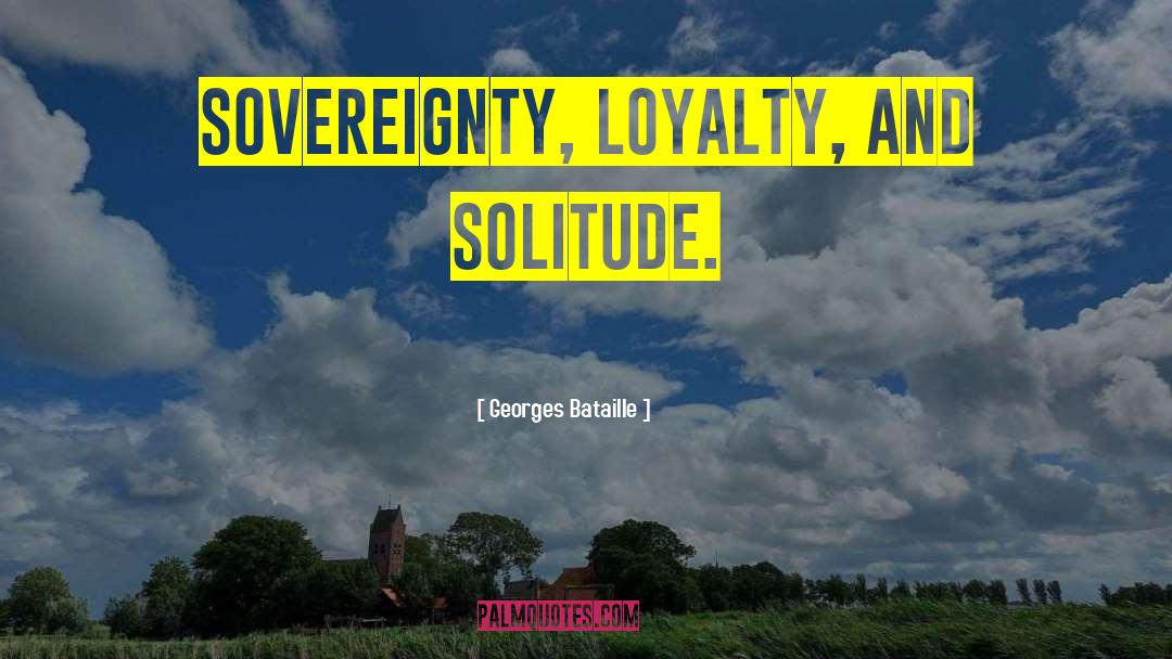 Sovereignty quotes by Georges Bataille