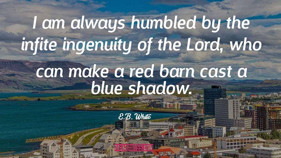 Soverignty Of God quotes by E.B. White