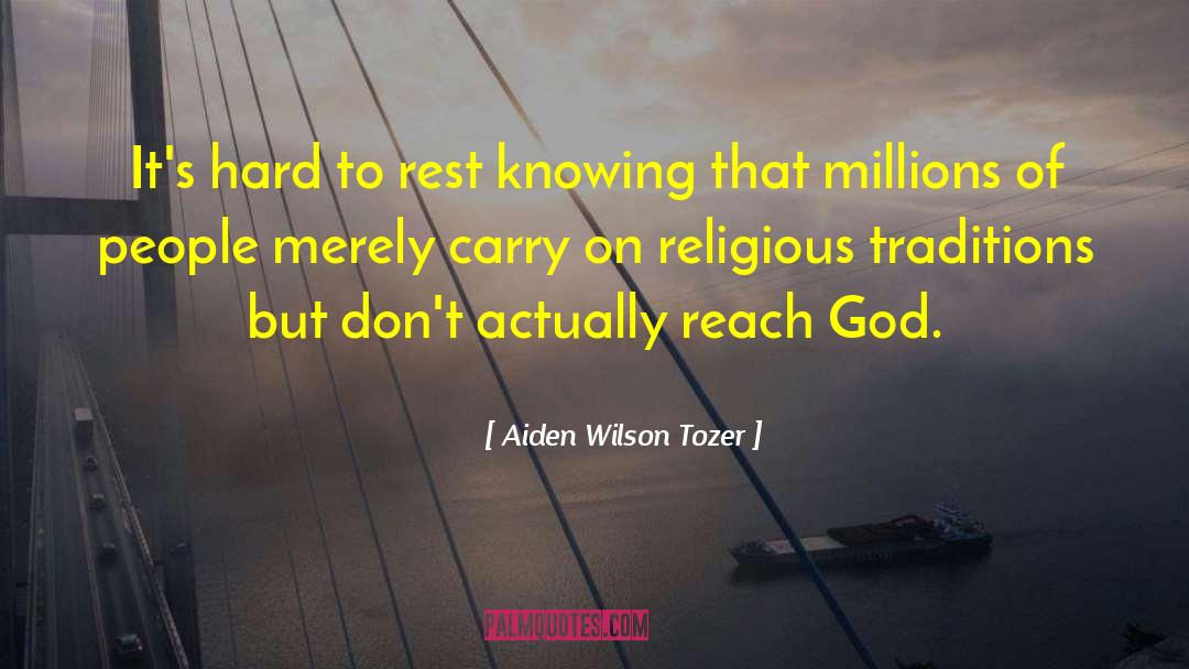 Soverignty Of God quotes by Aiden Wilson Tozer