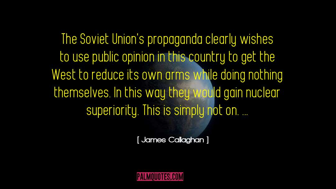 Soviet Occupation quotes by James Callaghan