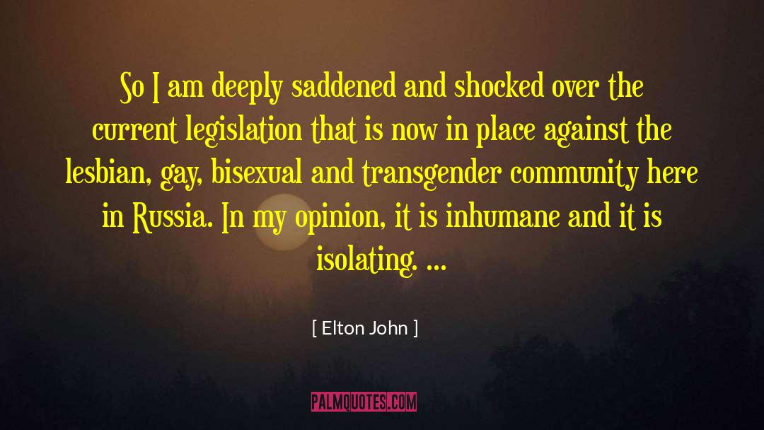 Soviet Russia quotes by Elton John