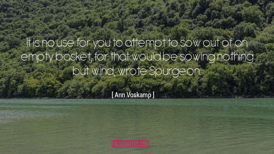 Sowing quotes by Ann Voskamp