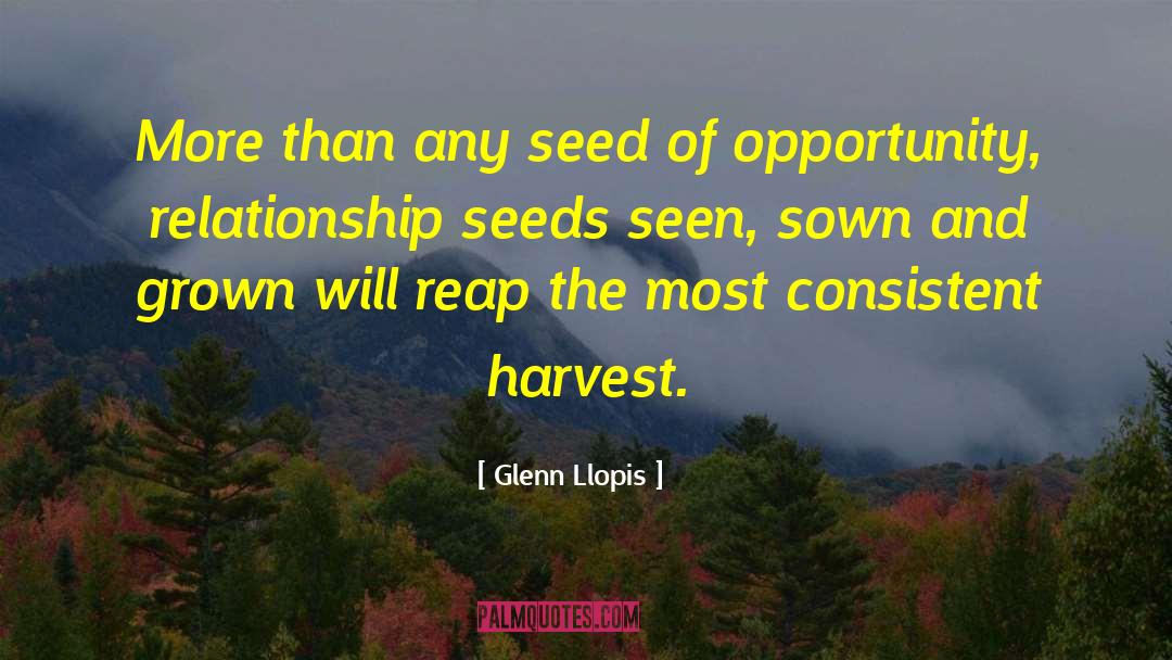 Sown quotes by Glenn Llopis