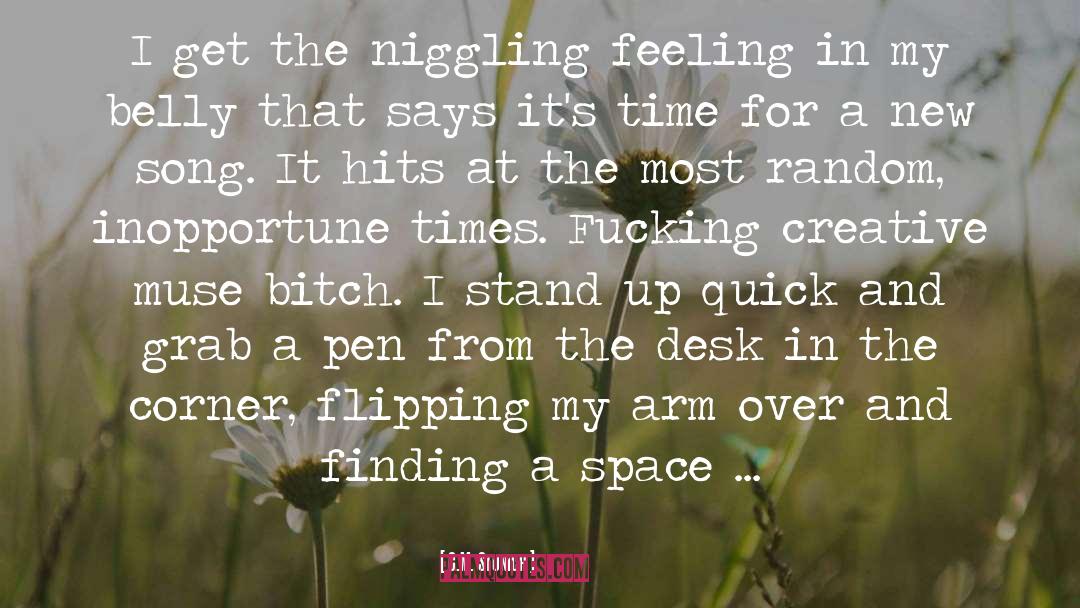 Space Between Fingers quotes by C.M. Stunich